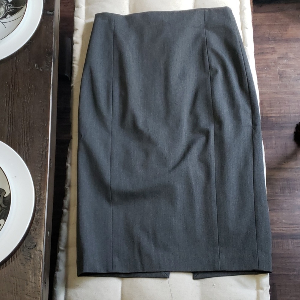 Express High Waisted Grey Pencil Skirt NWT